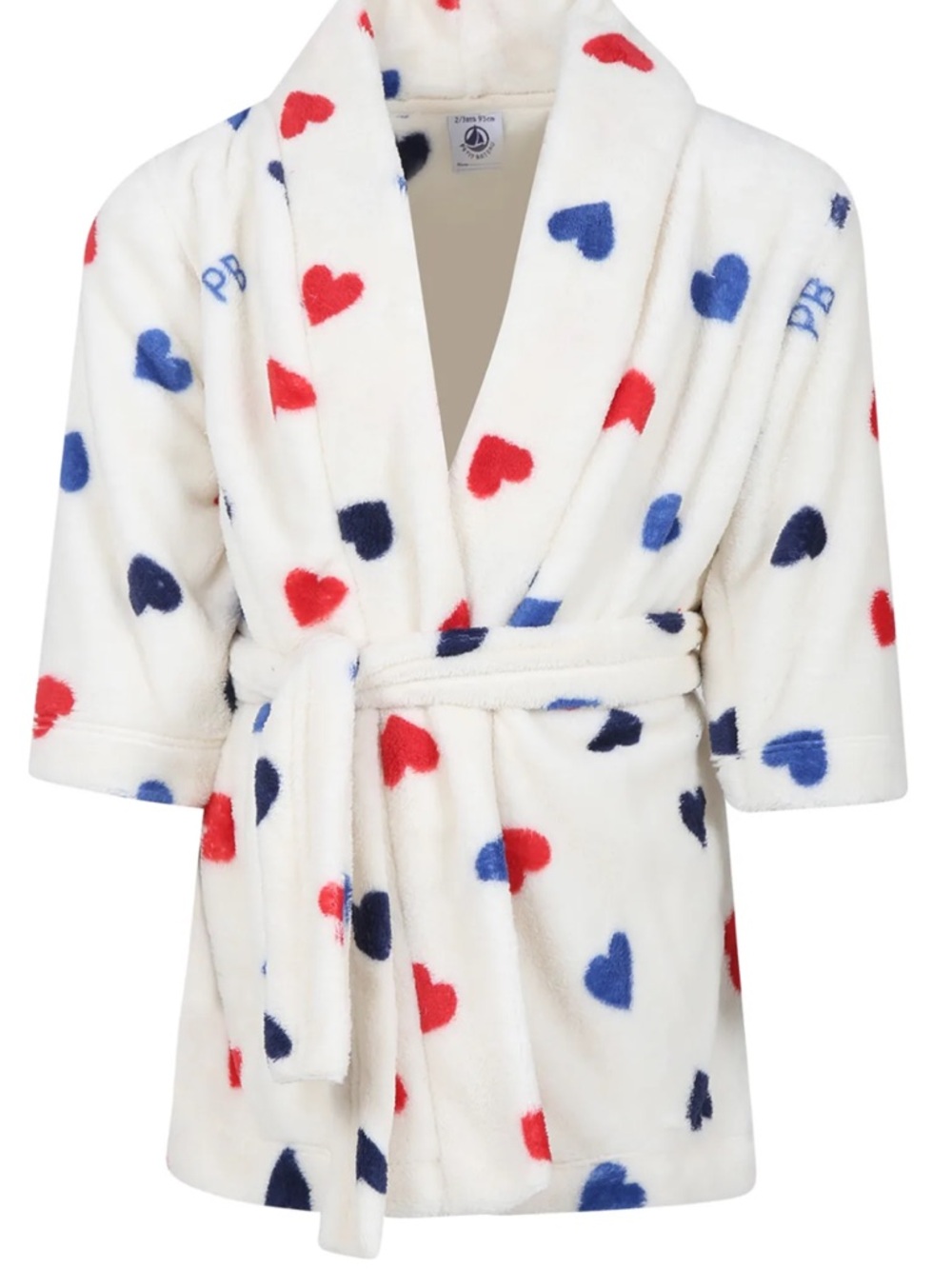 Cozy Kids bathrobe with Heart Print